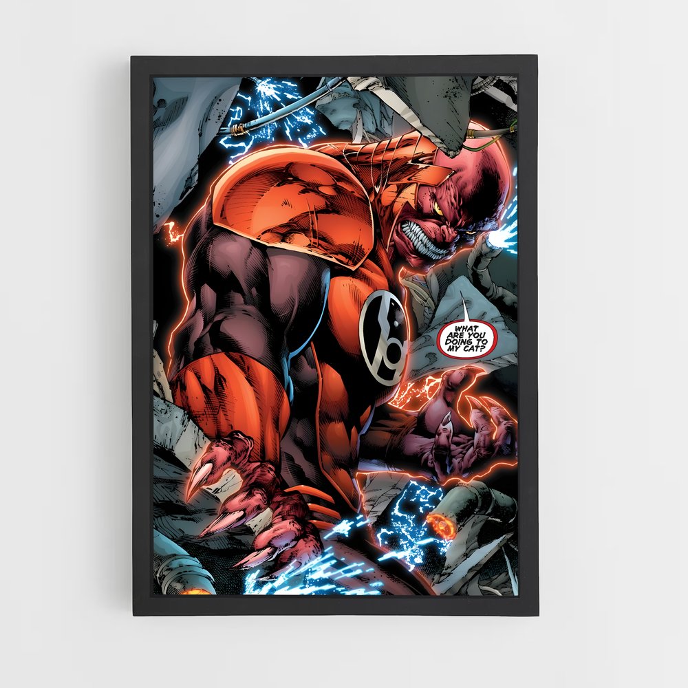 ap-atrocitus red lantern-4 cadre Noir