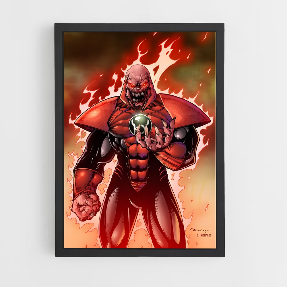 ap-atrocitus red lantern-5 cadre Noir