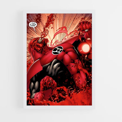 ap-atrocitus red lantern-6 cadre Blanc