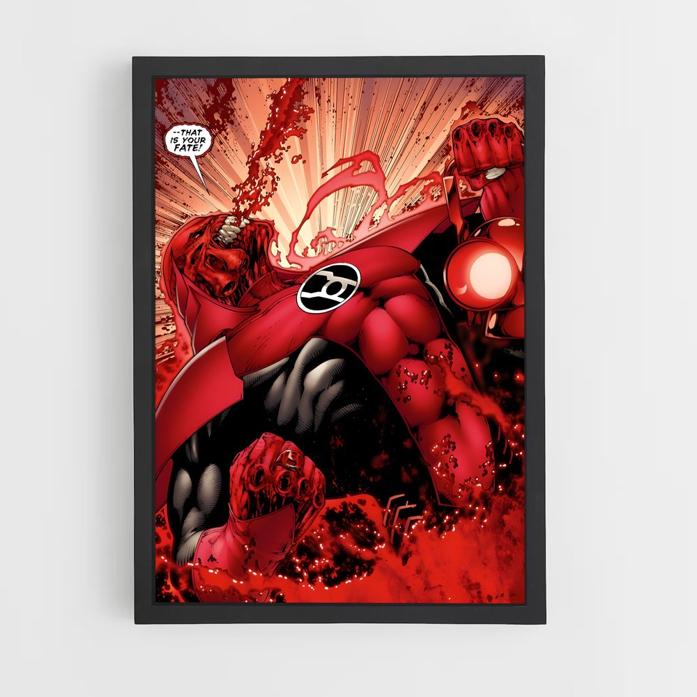 ap-atrocitus red lantern-6 cadre Noir