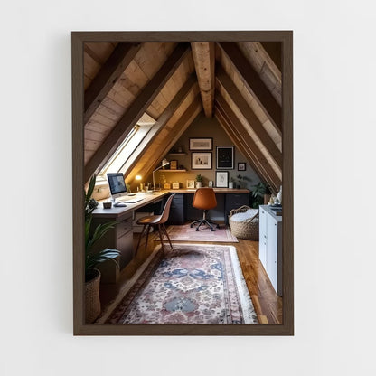 ap-attic-5 cadre Bois foncé