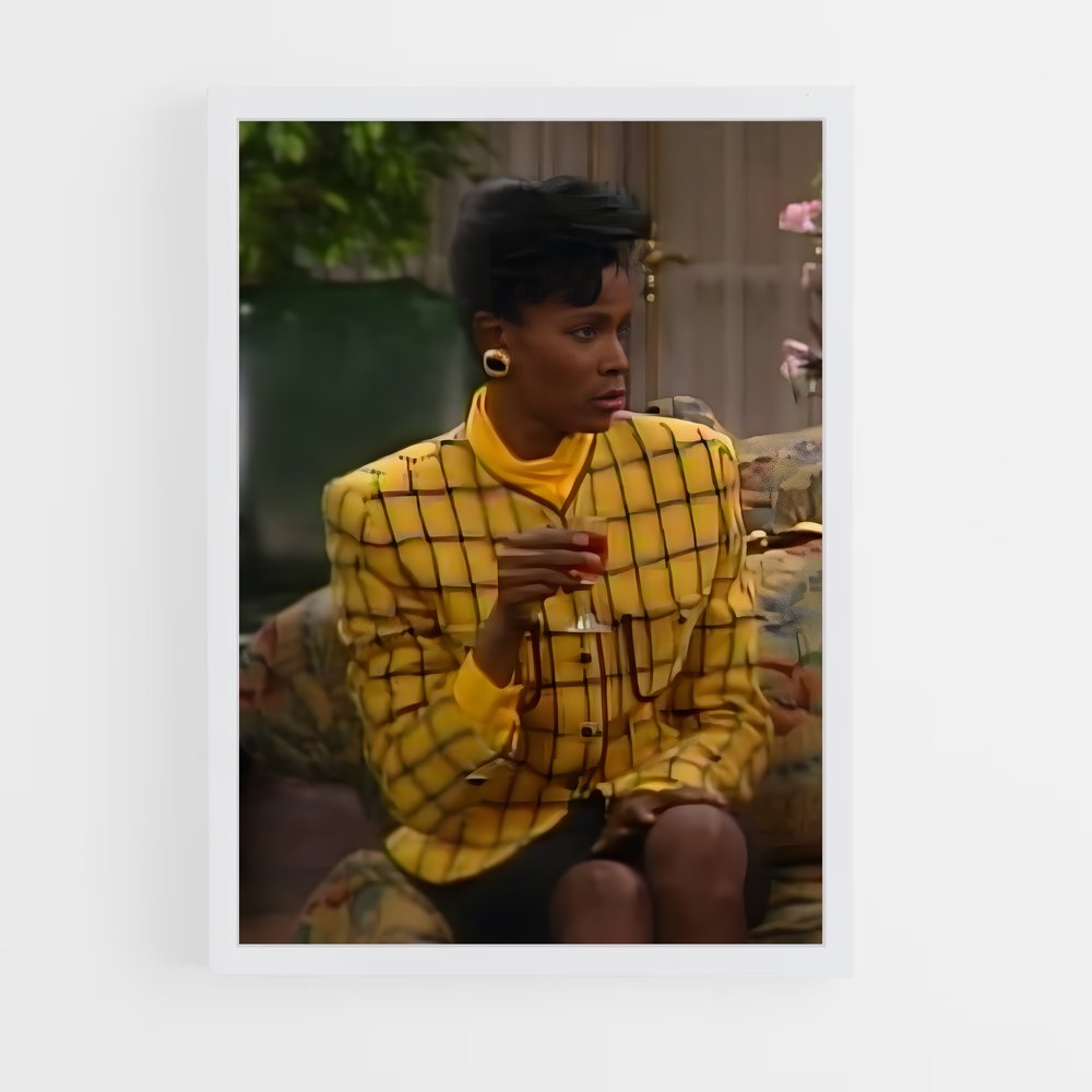ap-aunt viv banks-3 cadre Blanc
