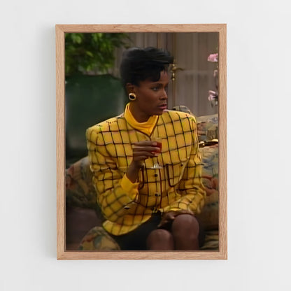 ap-aunt viv banks-3 cadre Bois clair