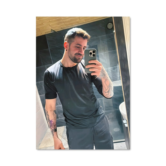 Poster Selfie Miroir