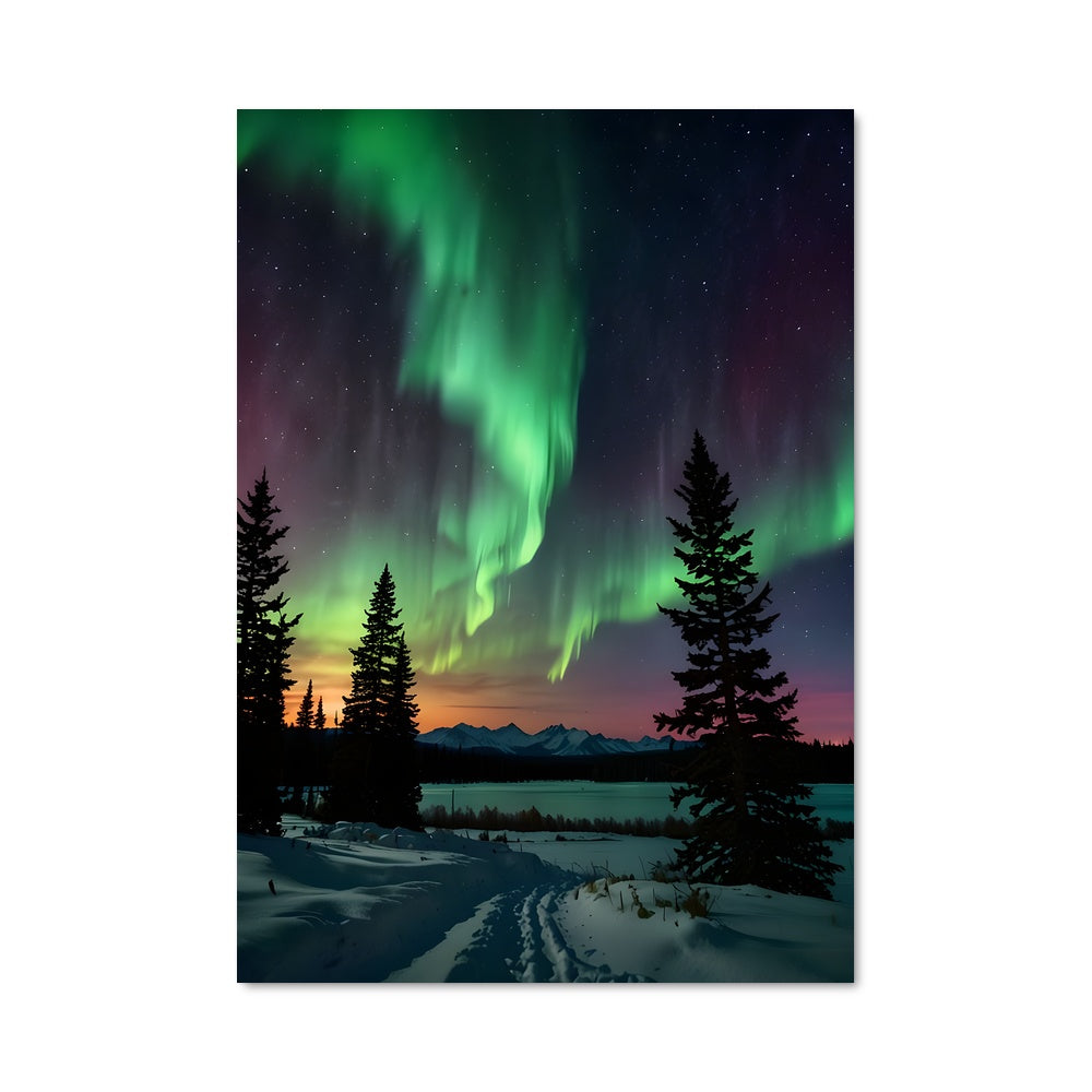 Poster Aurora borealis 94340