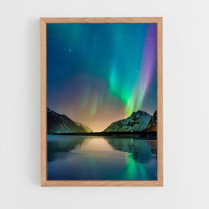ap-aurora borealis-16 cadre Bois clair