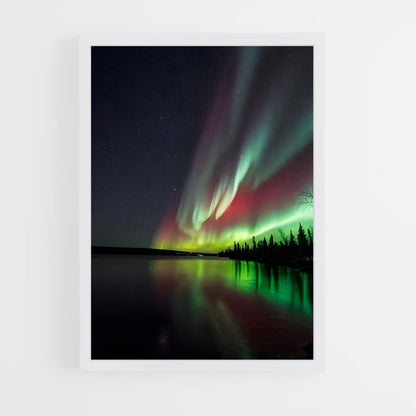ap-aurora borealis-3 cadre Blanc