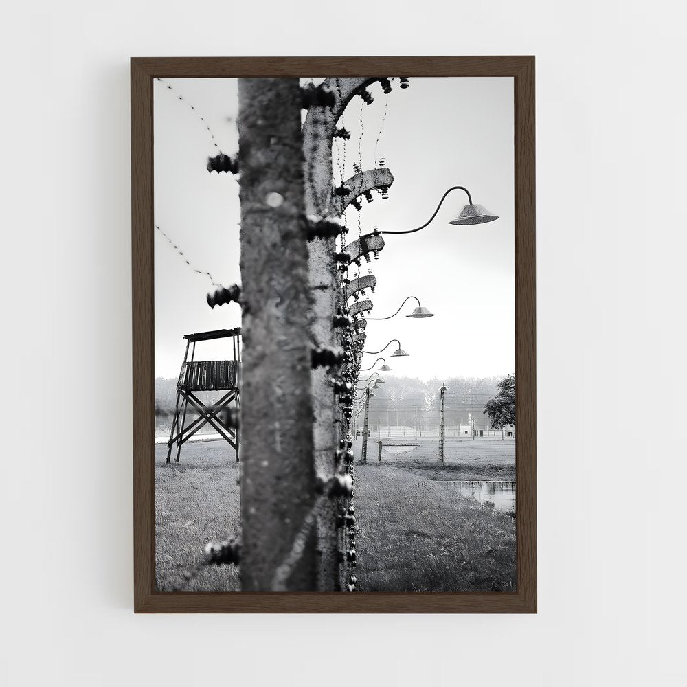 ap-auschwitz birkenau-2 cadre Bois foncé