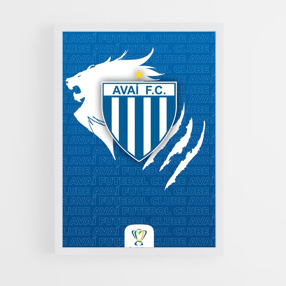 ap-avai futebol clube-3 cadre Blanc