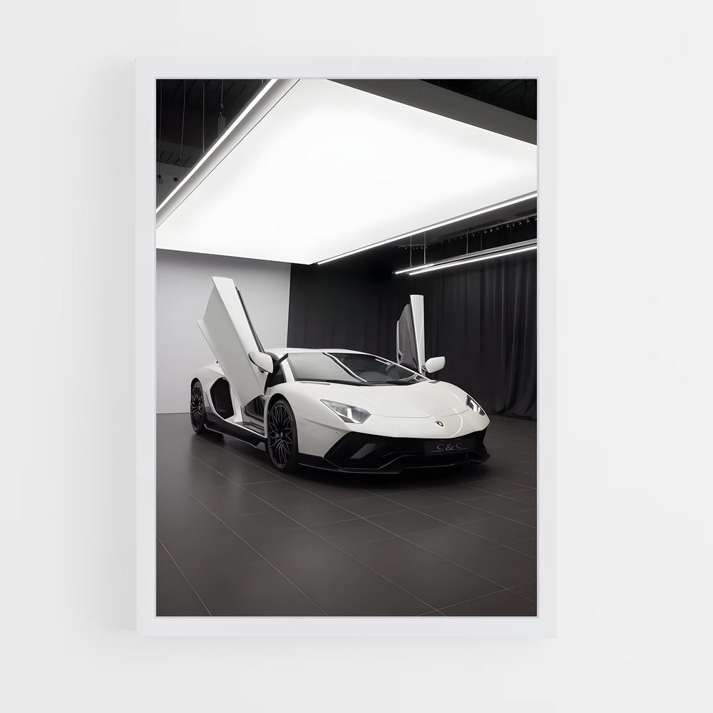 ap-aventador ultimae-1 cadre Blanc