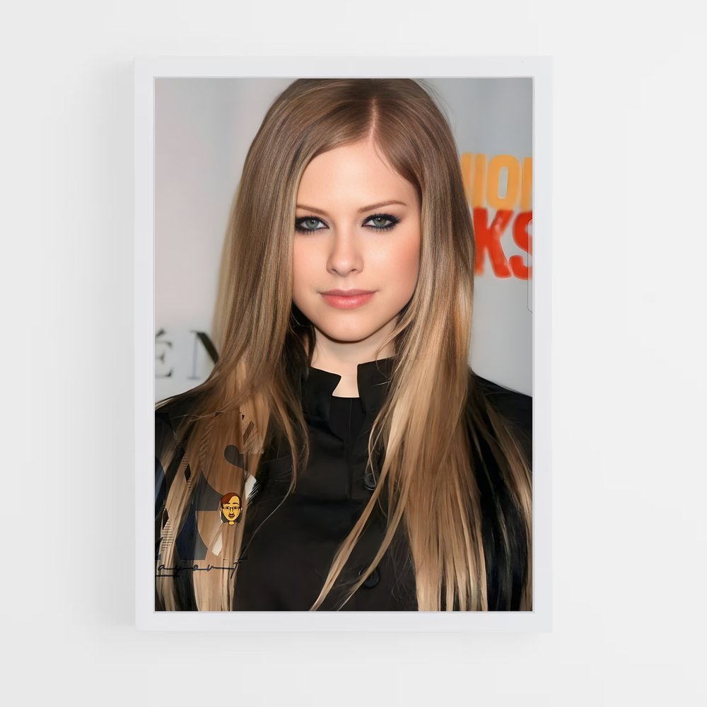ap-avril lavigne-10 cadre Blanc