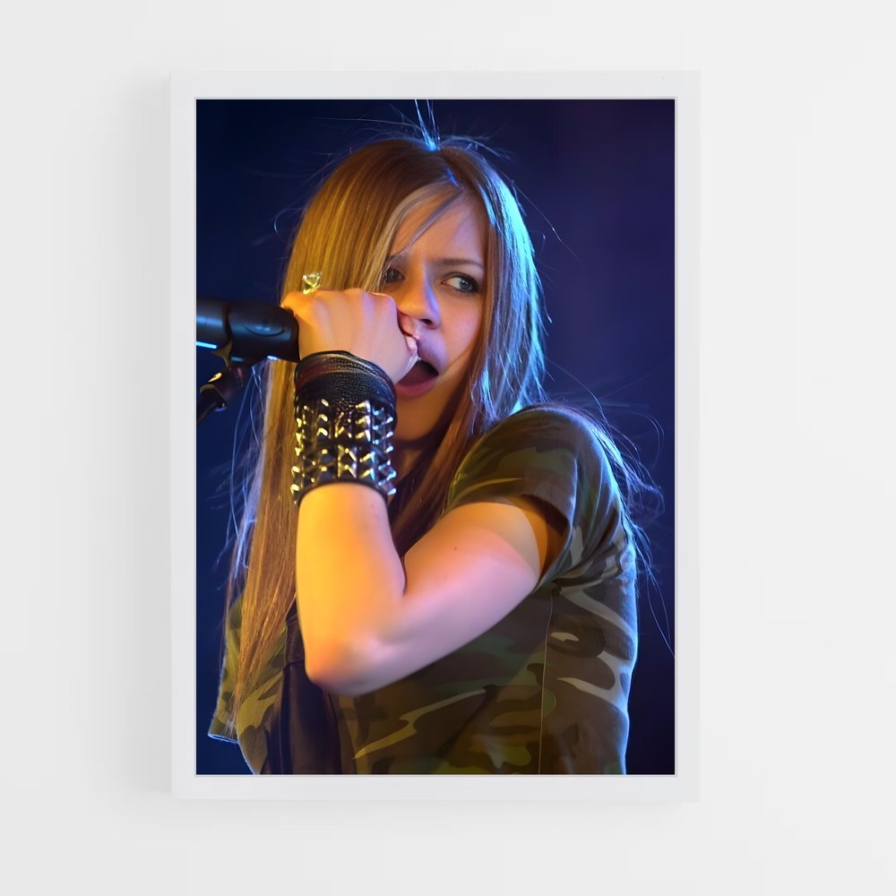 ap-avril lavigne-4 cadre Blanc