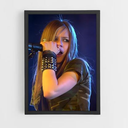 ap-avril lavigne-4 cadre Noir