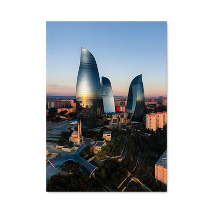 Poster Flammes de Bakou