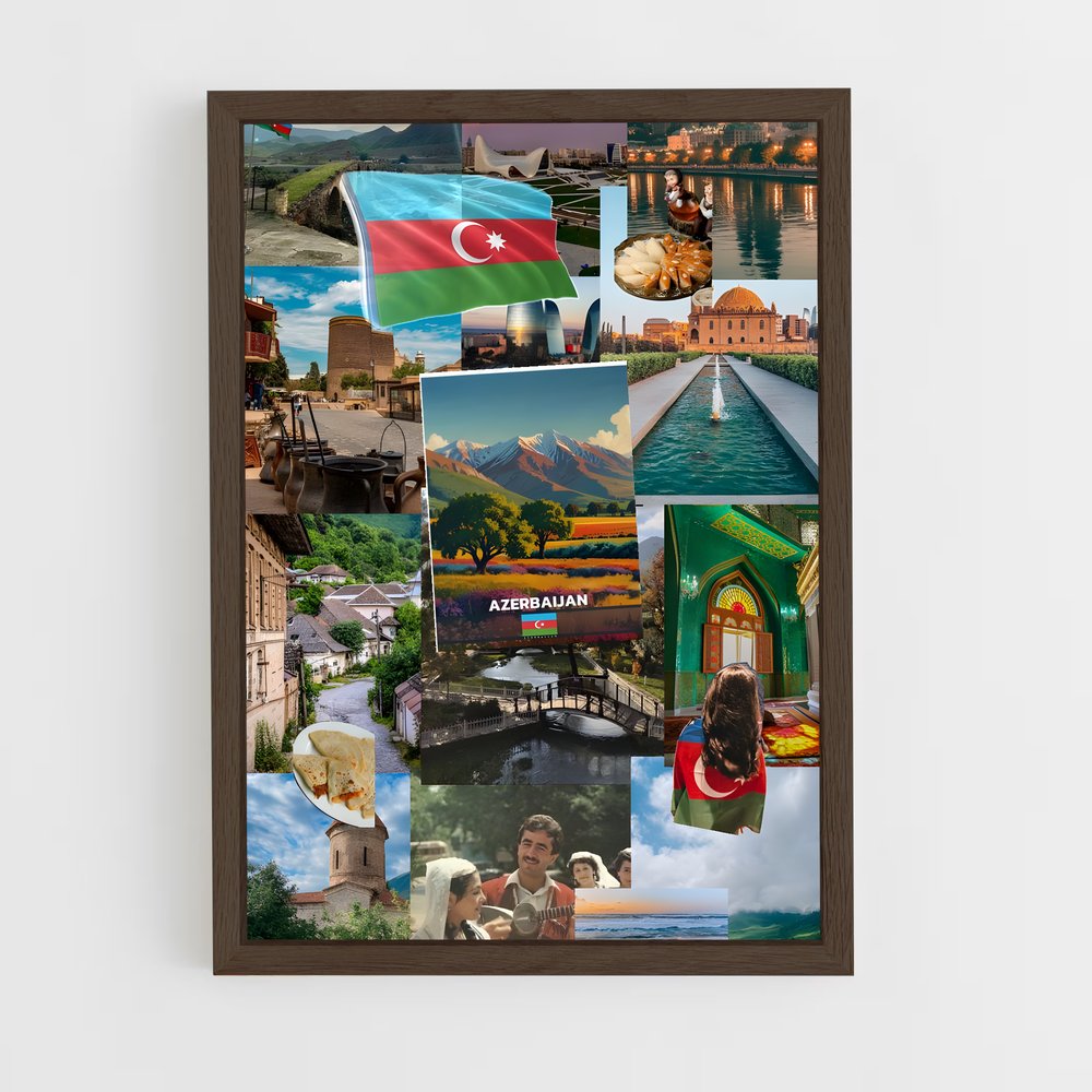ap-azerbaijan-8 cadre Bois foncé