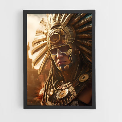 ap-aztec warrior-11 cadre Noir