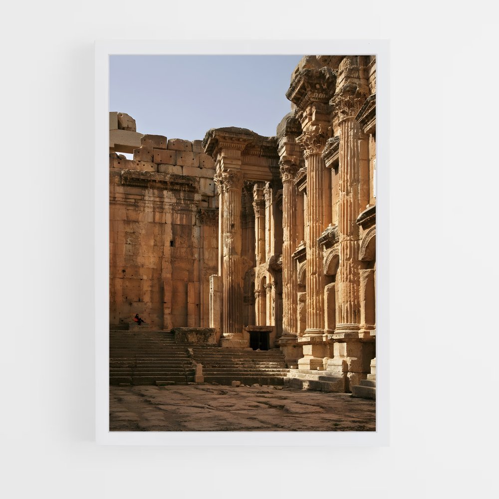 ap-baalbek temples-3 cadre Blanc