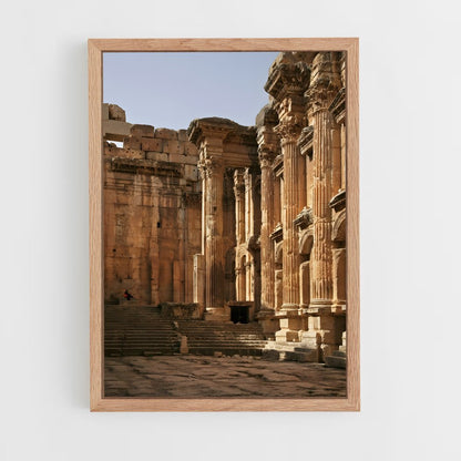 ap-baalbek temples-3 cadre Bois clair