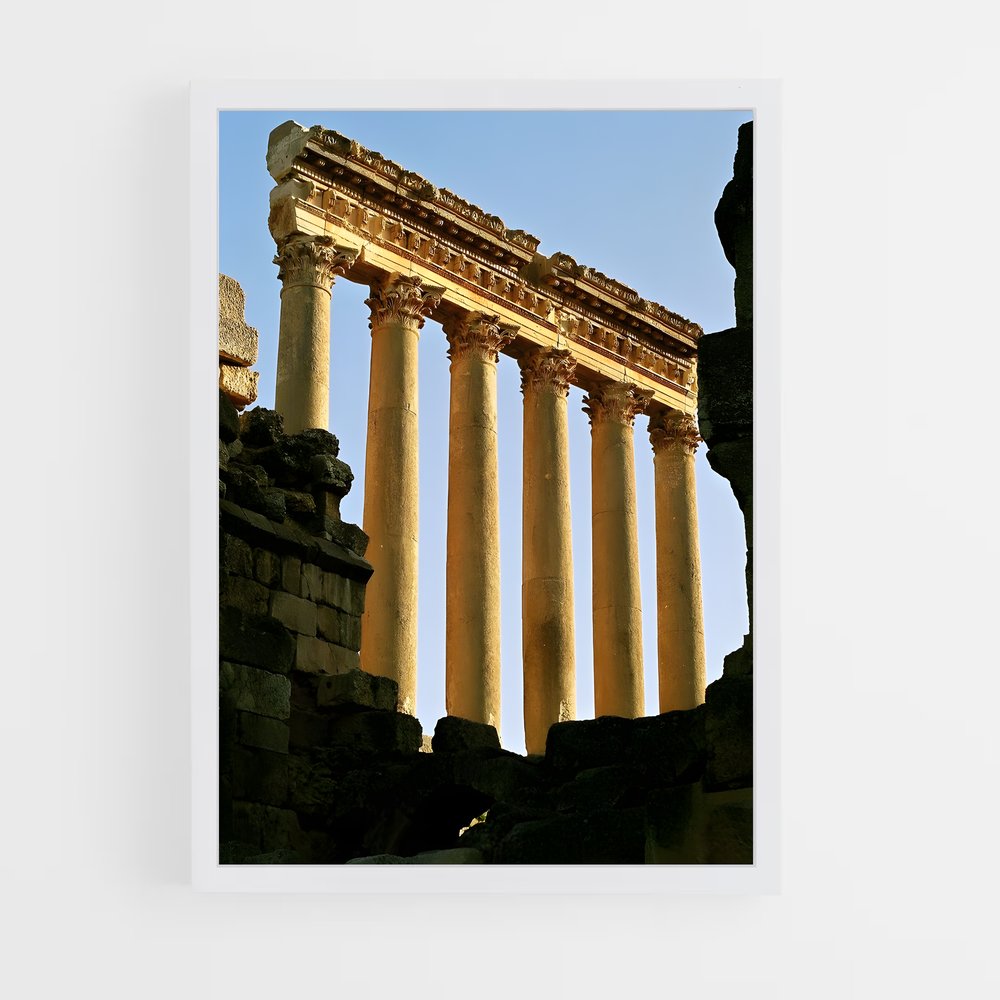 ap-baalbek temples-7 cadre Blanc