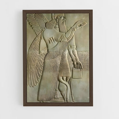 ap-babylonian gods-2 cadre Bois foncé