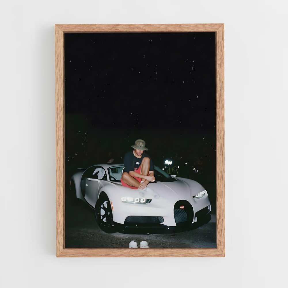 ap-bad bunny-7 cadre Bois clair
