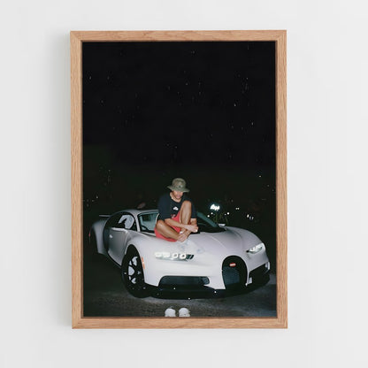 ap-bad bunny-7 cadre Bois clair