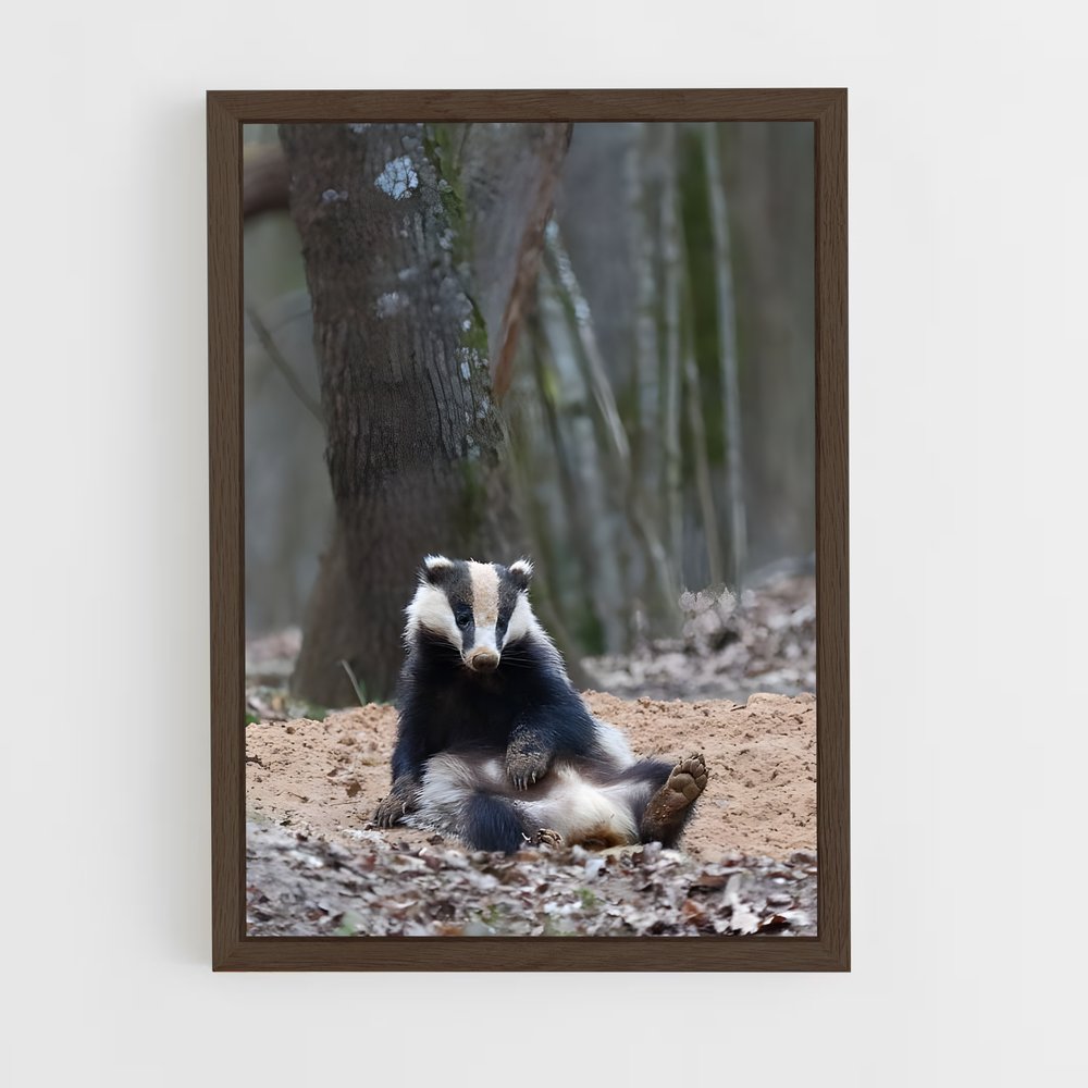 ap-badger-3 cadre Bois foncé