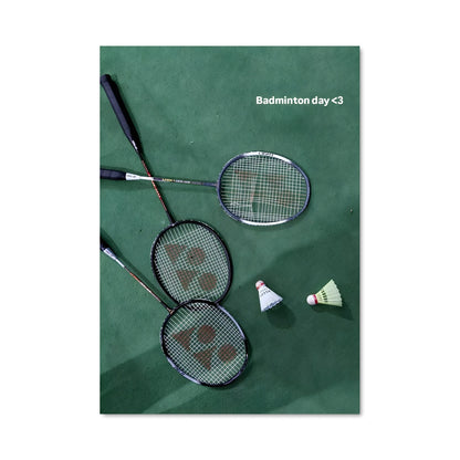 Poster Badminton 68236