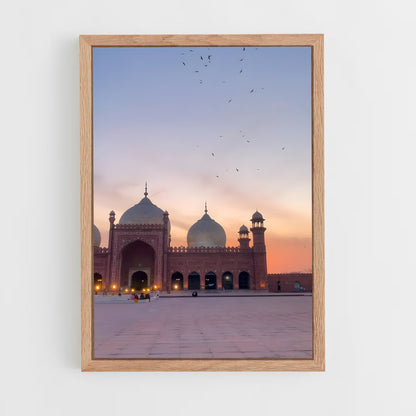 ap-badshahi mosque-4 cadre Bois clair