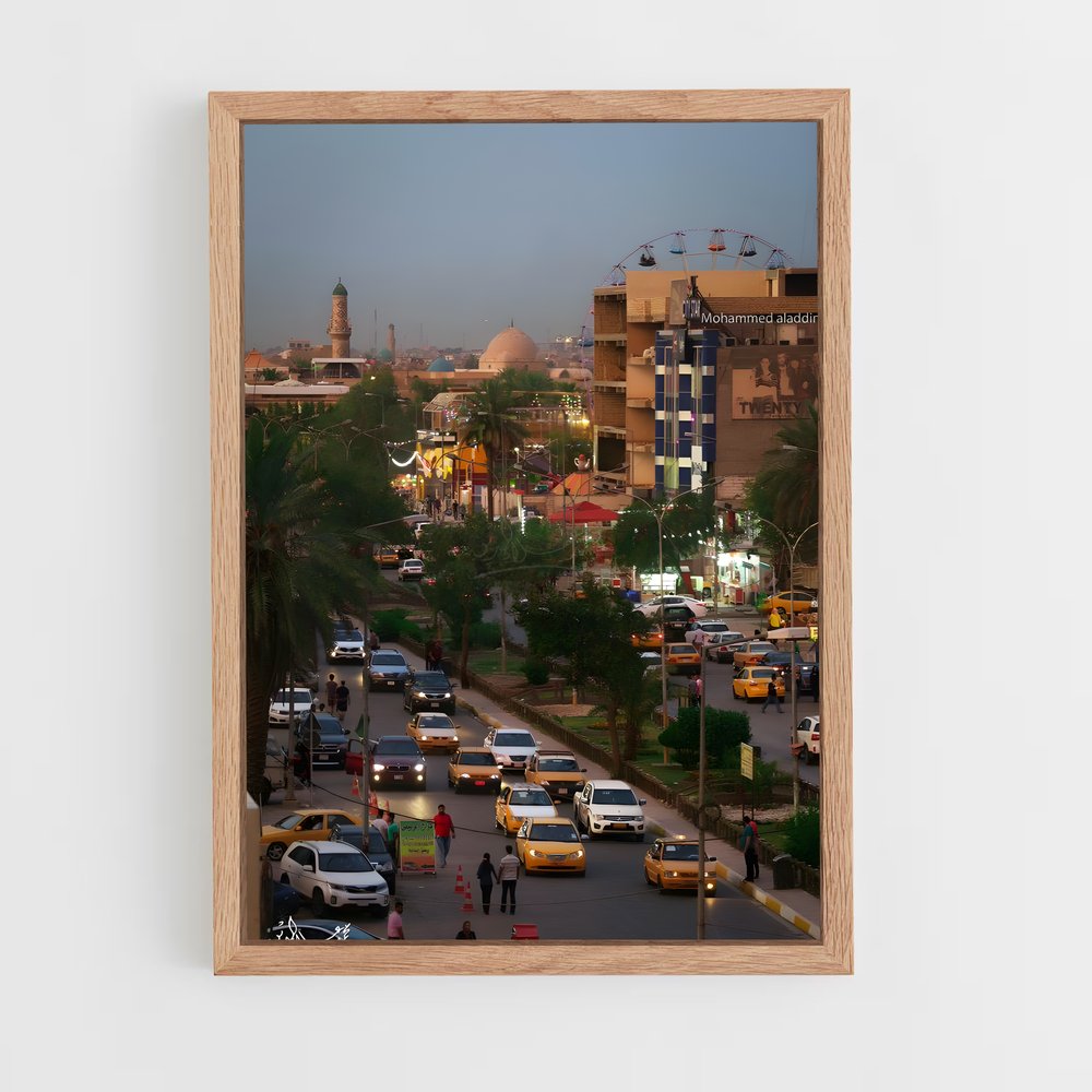 ap-baghdad-1 cadre Bois clair
