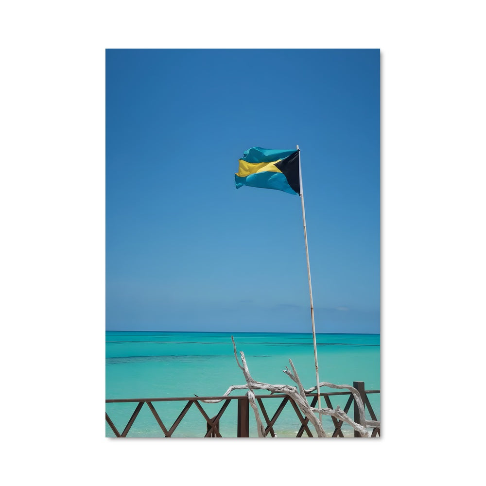 Poster Vagues des Bahamas