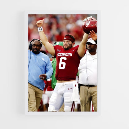 ap-baker mayfield-4 cadre Blanc