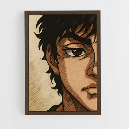 ap-baki-5 cadre Bois foncé