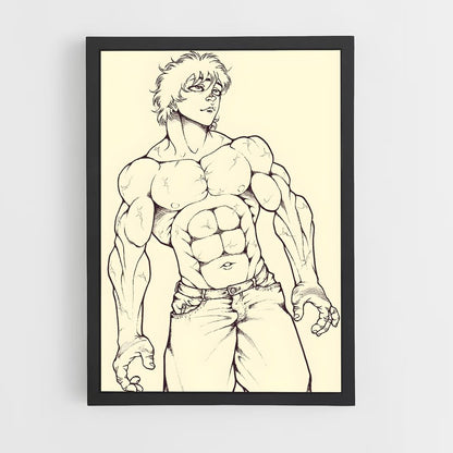 ap-baki hanma-5 cadre Noir