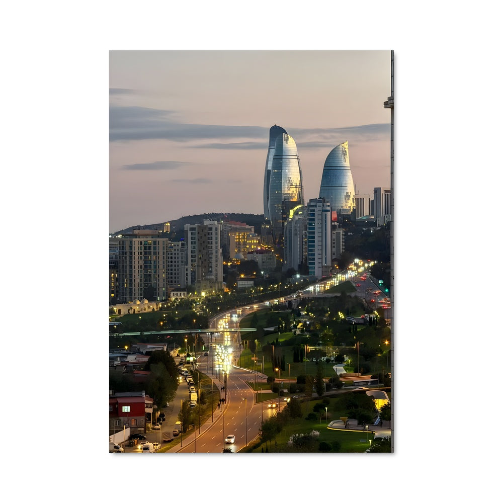 Poster Flamme de Baku