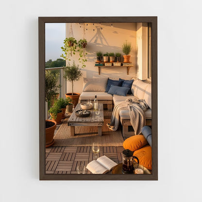 ap-balcony-3 cadre Bois foncé