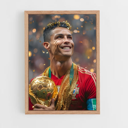 ap-ballon d'or-5 cadre Bois clair