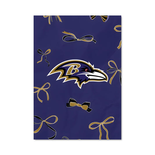 Poster Bow Tie Ravens