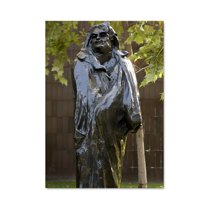 Poster Le Penseur en Plein air