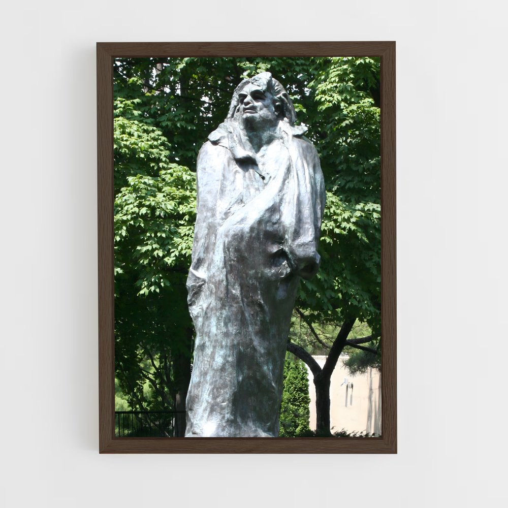 ap-balzac rodin-6 cadre Bois foncé