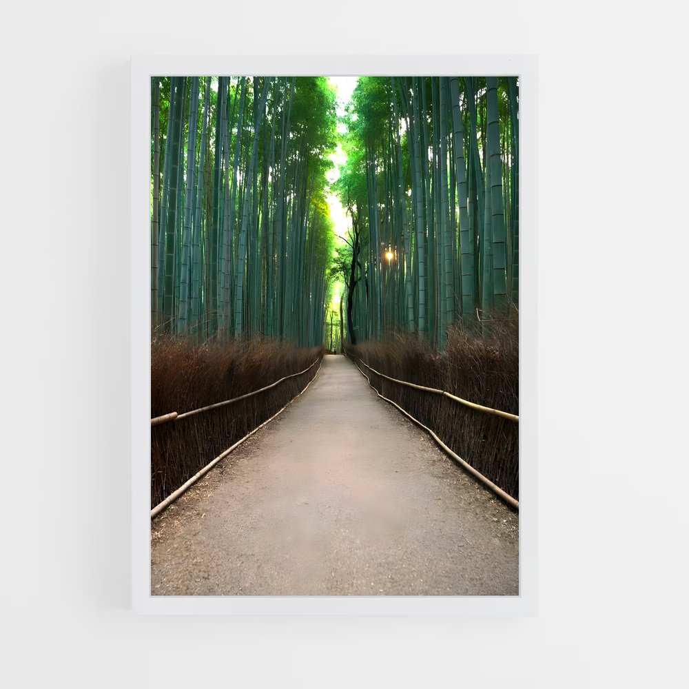 ap-bamboo forest-2 cadre Blanc