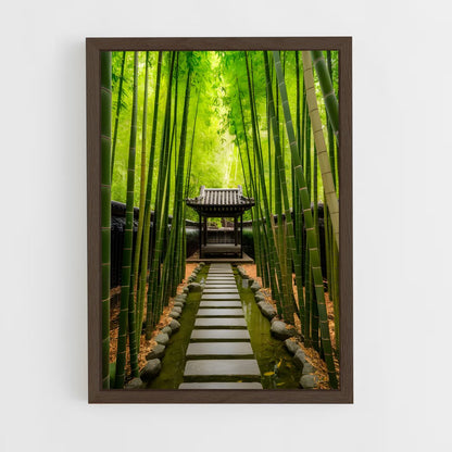 ap-bamboo forest-5 cadre Bois foncé