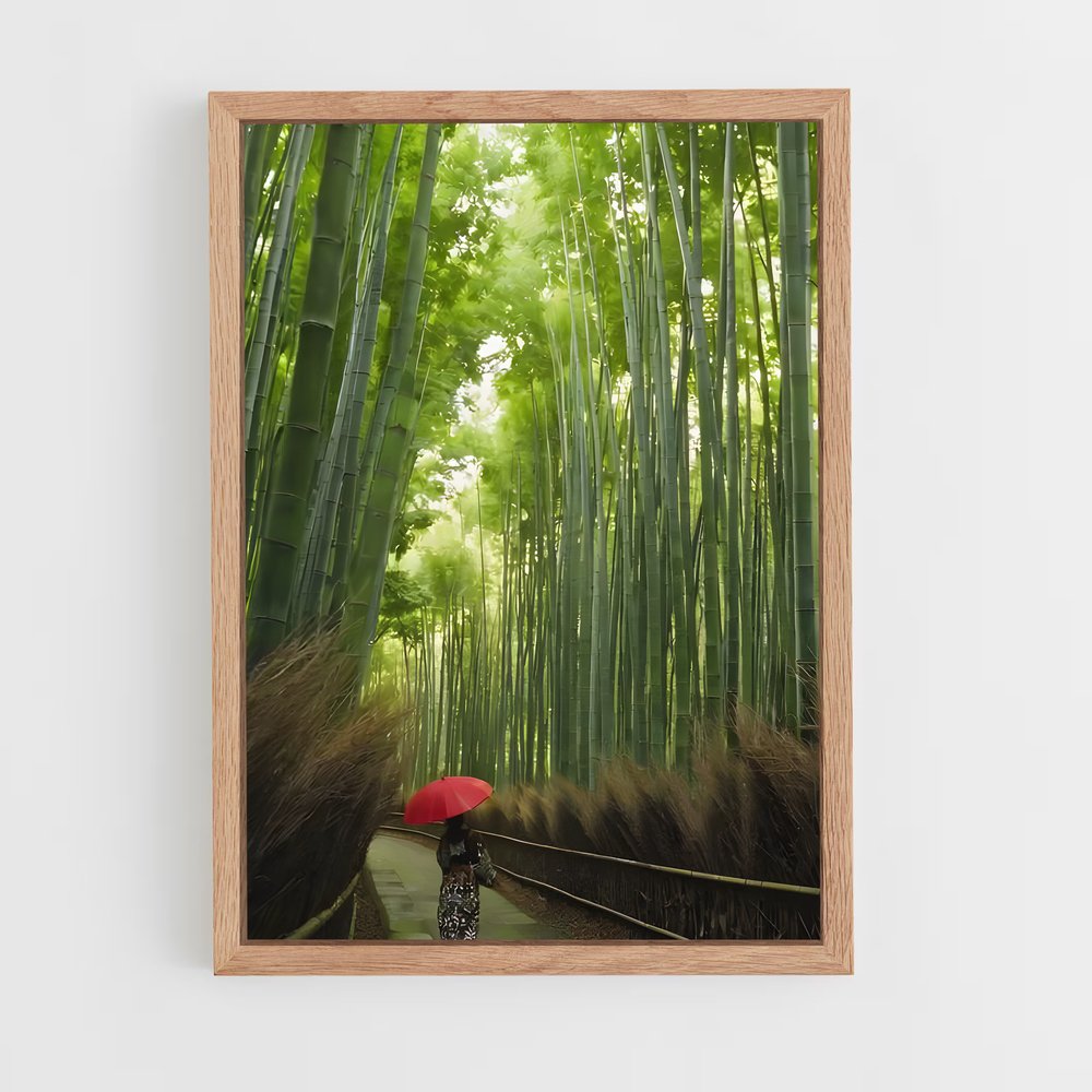 ap-bamboo forest-6 cadre Bois clair