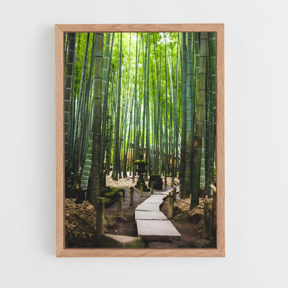 ap-bamboo grove-2 cadre Bois clair