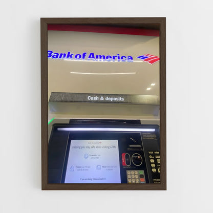 ap-bank of america-2 cadre Bois foncé