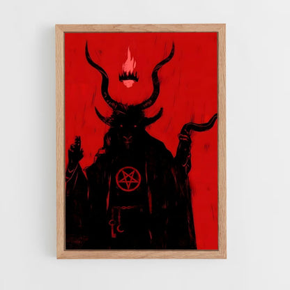 ap-baphomet-2 cadre Bois clair