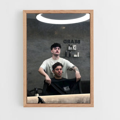 ap-barber-10 cadre Bois clair