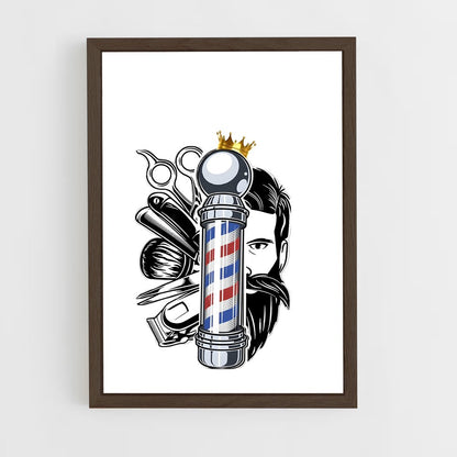 ap-barber-11 cadre Bois foncé
