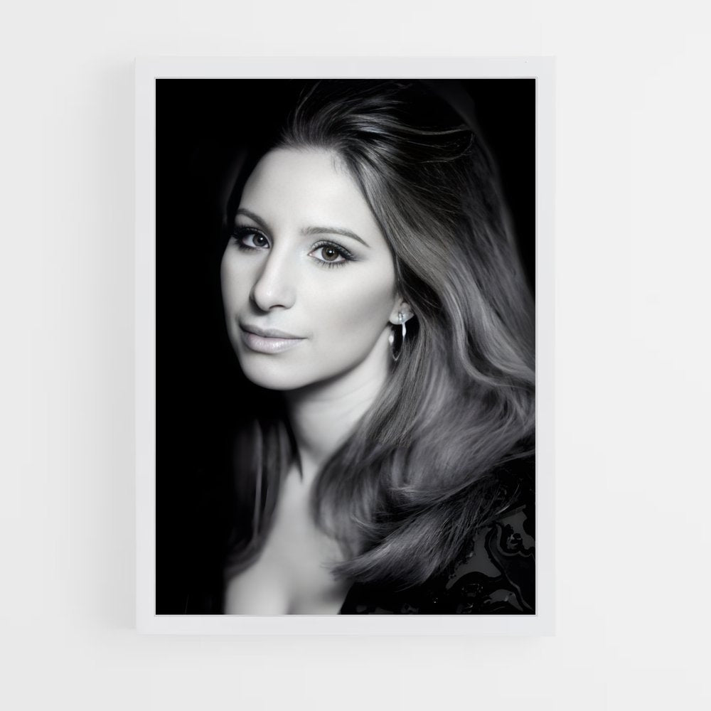 ap-barbra streisand-2 cadre Blanc