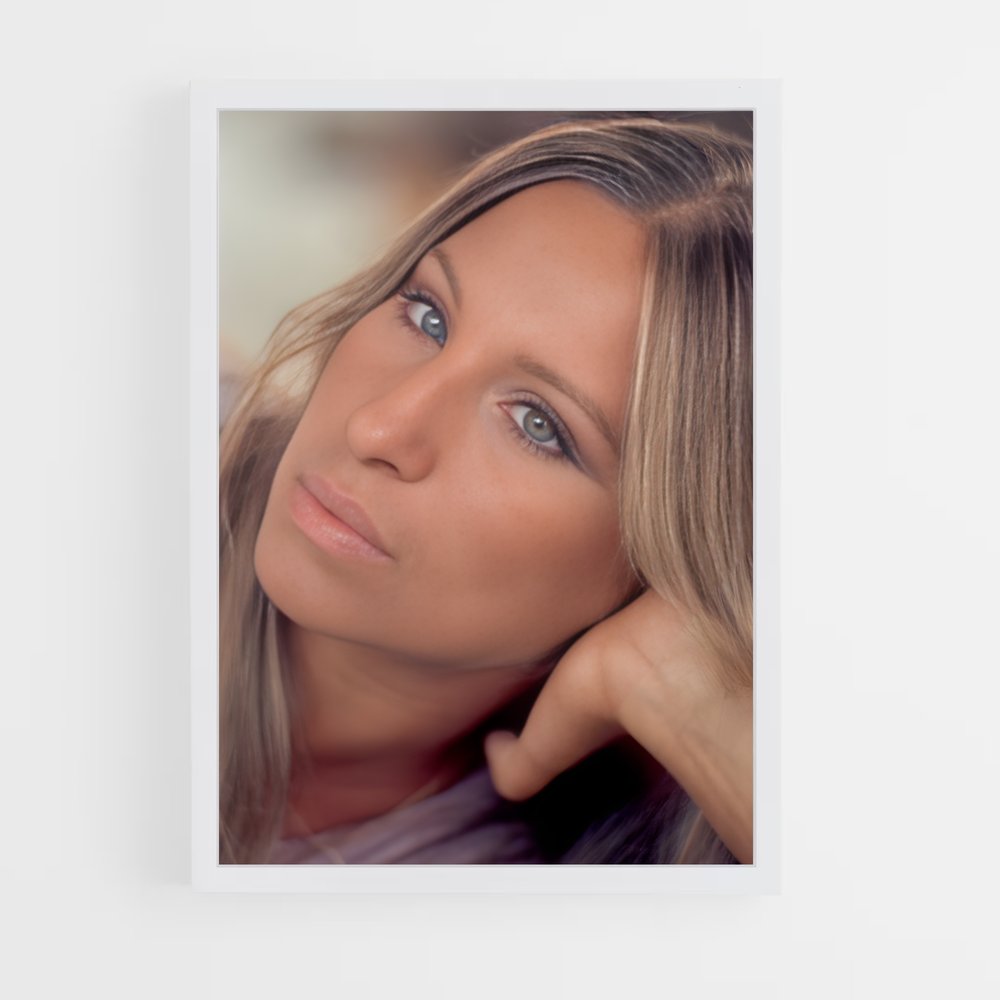 ap-barbra streisand-4 cadre Blanc